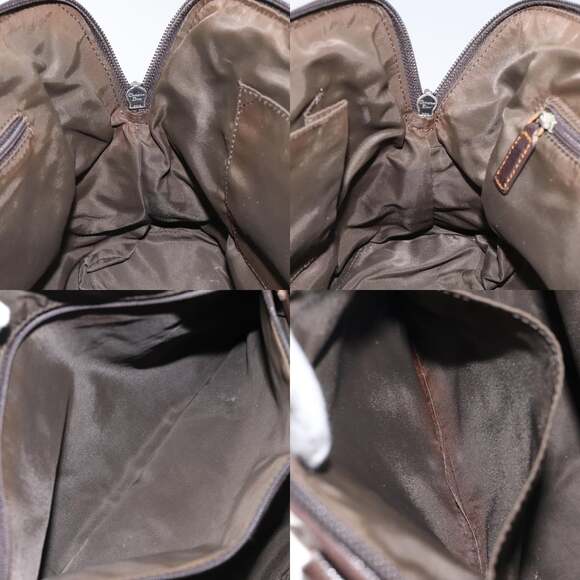DIOR Trotter Canvas Hand Bag Brown - Picture 12 of 13